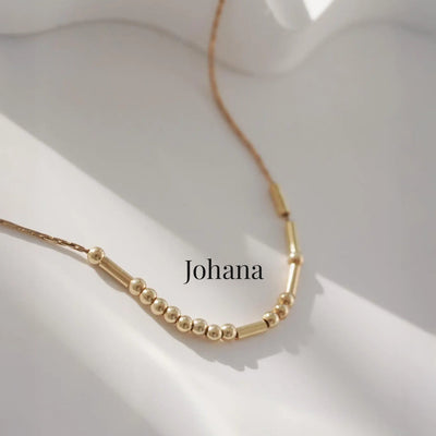 Náhrdelník s Morseovou abecedou, personalizovaný, 18k zlato